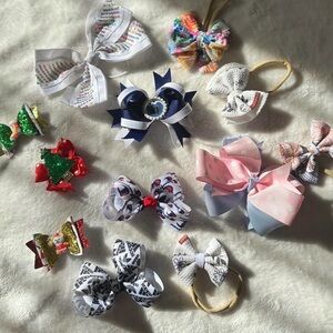 Colorful Hair Bow Set